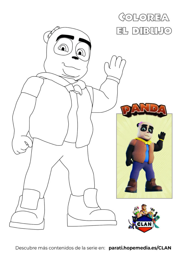 Panda_colorear