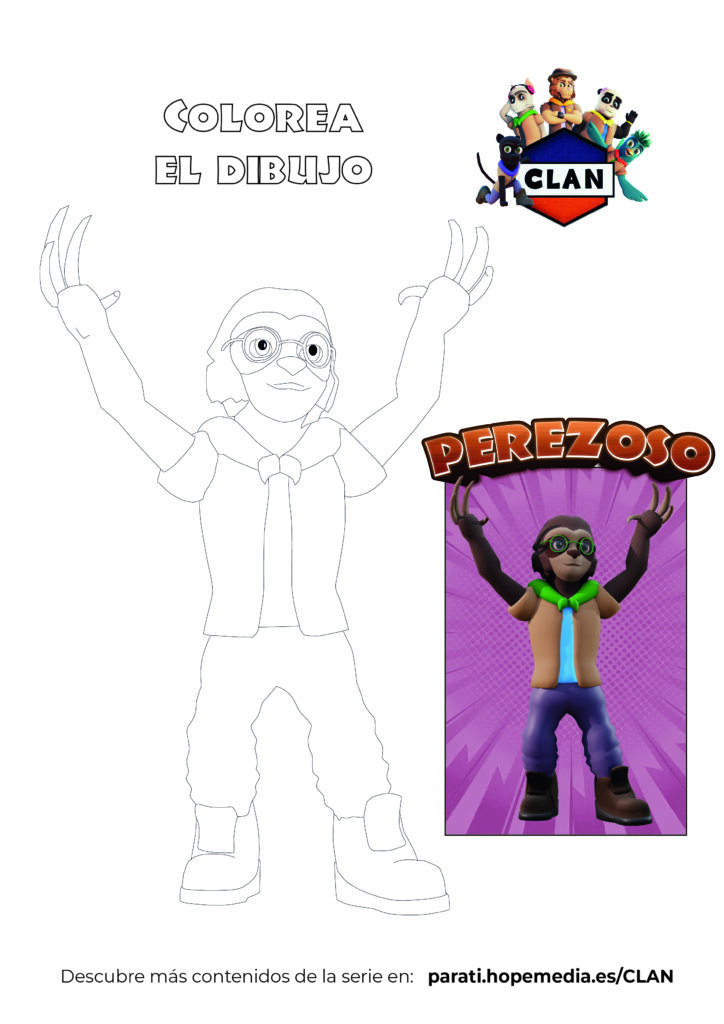 Perezoso_colorear